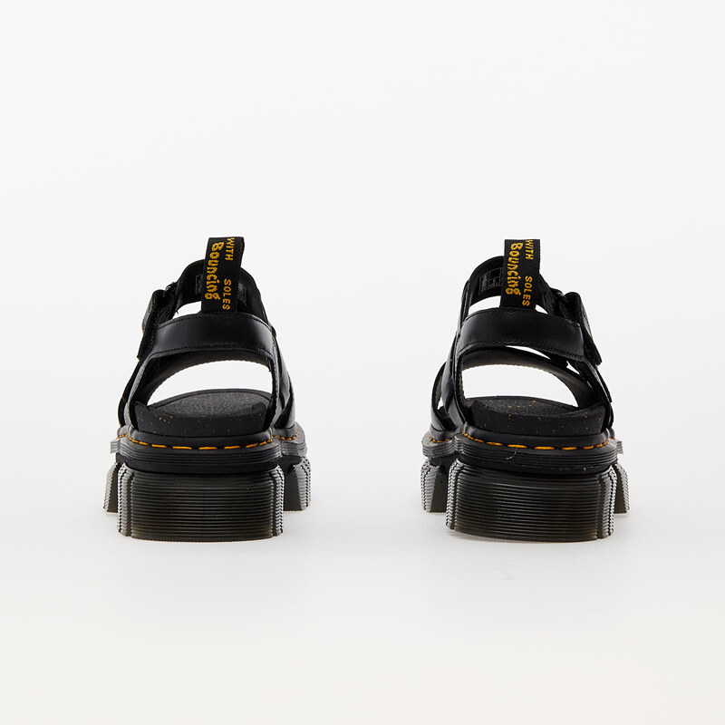 Női alacsony szárú sneakerek Dr. Martens Ricki 3-Strap Sandal Black