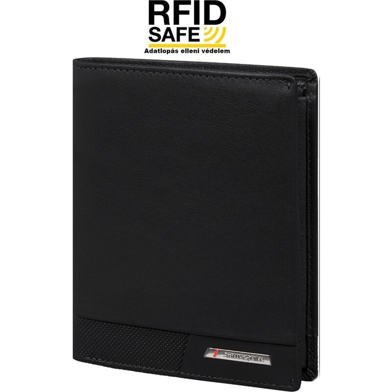 Samsonite PRO-DLX 6 RFID védett fekete álló irat és pénztárca 144541-1041