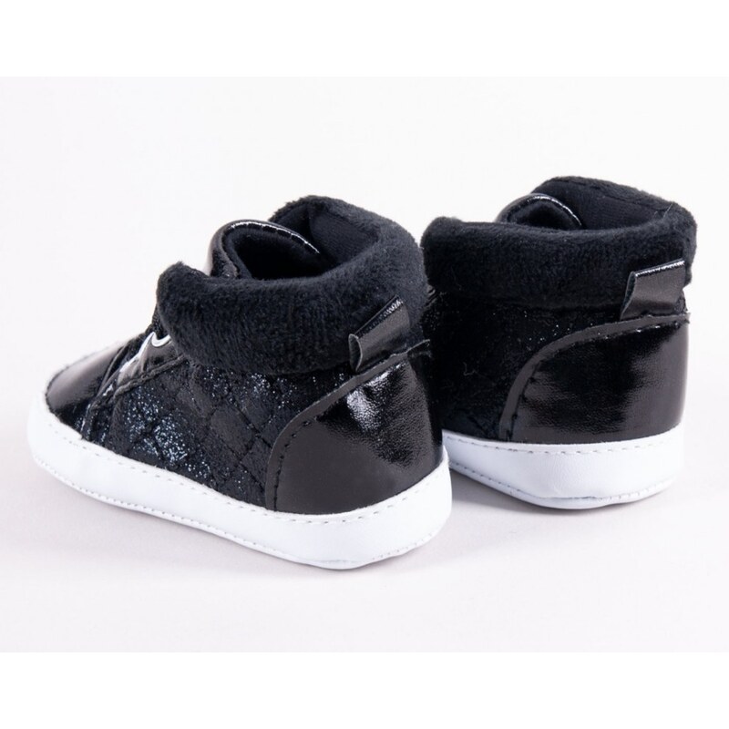 YO ! Steppelt baby cipők/cipők lakkok - fekete