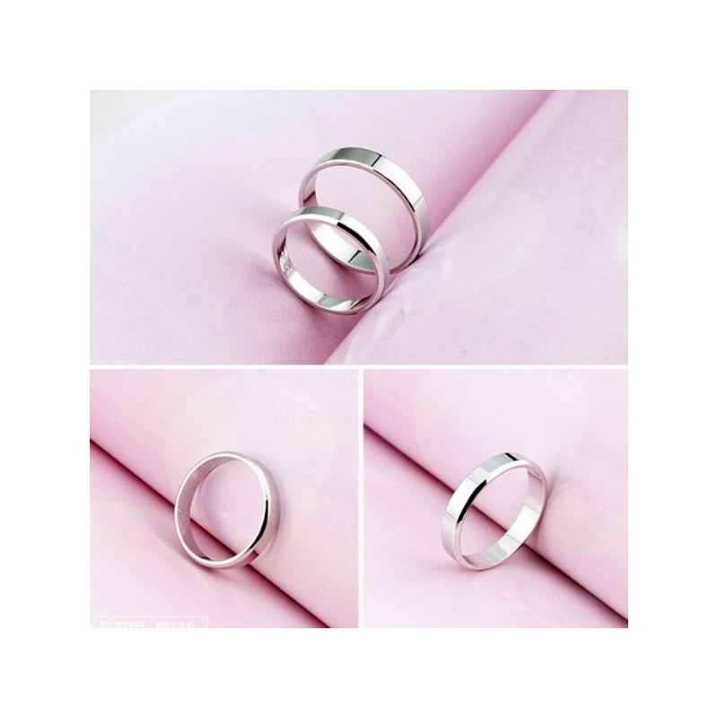 Ékszerkirály Ezüst női karikagyűrű, 6-os méret
