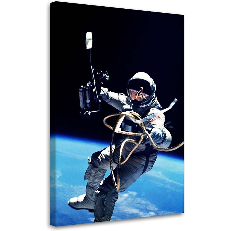 Gario Vászonkép űrhajós a föld felett - Nikita Abakumov Méret: 40 x 60 cm