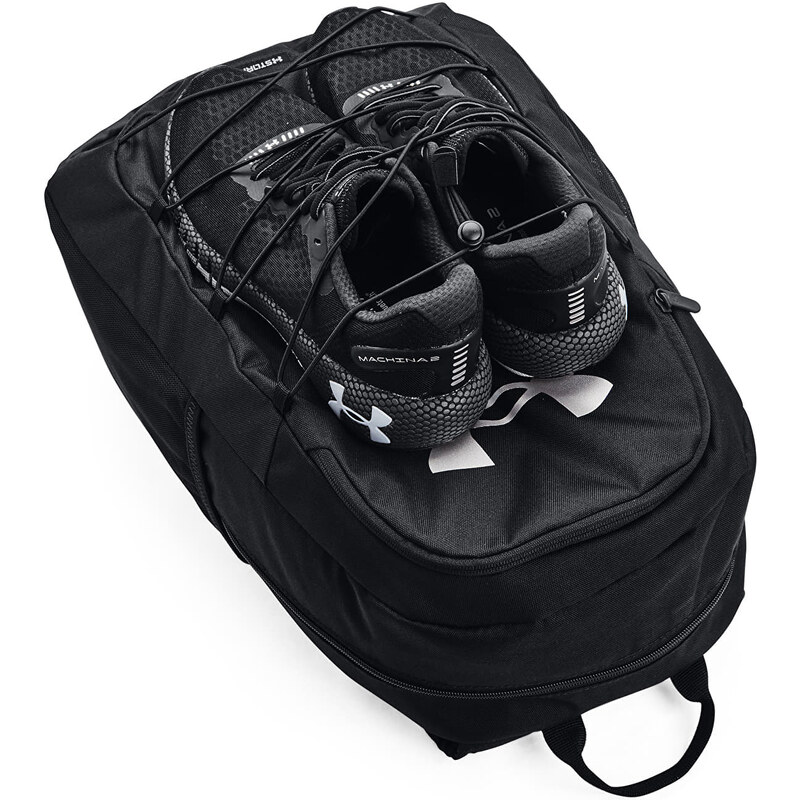 Hátizsák Under Armour Hustle Sport Backpack Black/ Black/ Silver, Universal