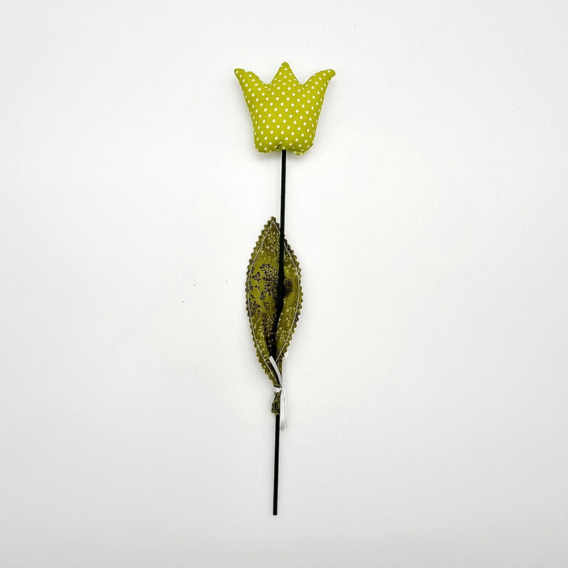 BarbieyDesign Illatos Kézműves Tulipán (Zöld pöttyös)