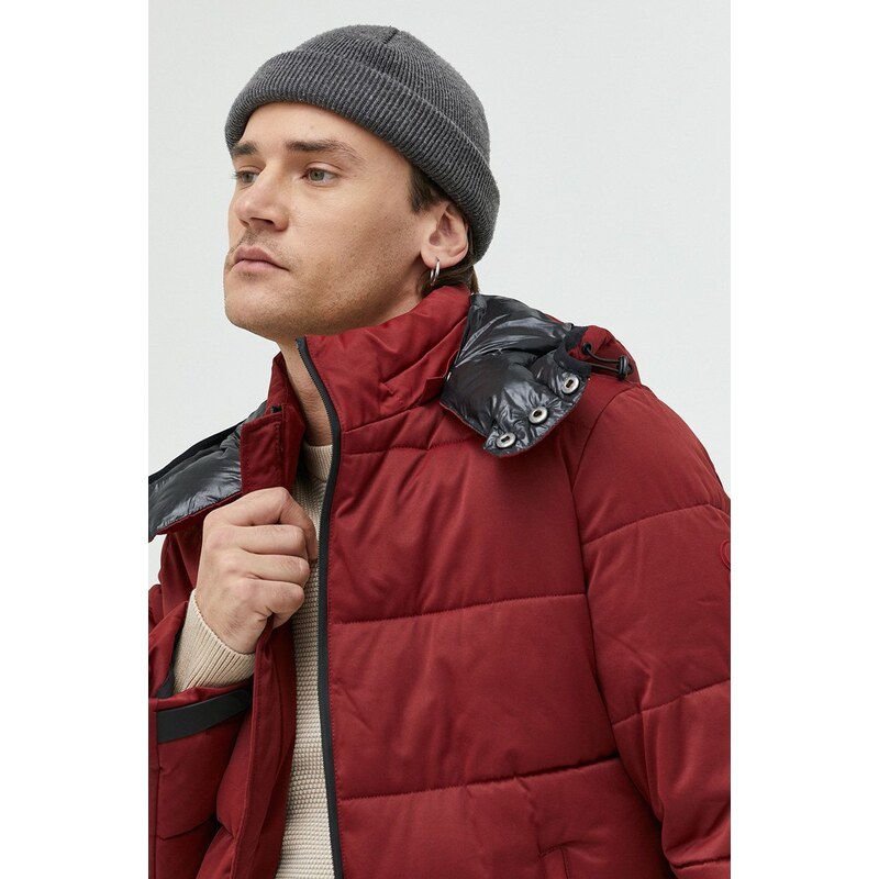 S.Oliver rövid kabát férfi, bordó, téli