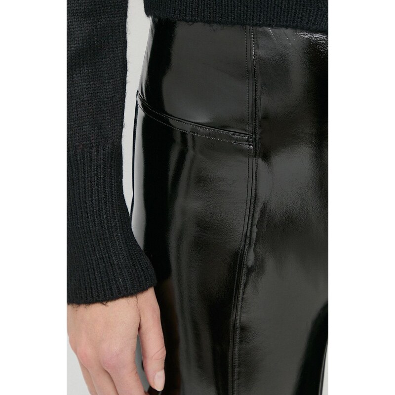 Spanx alakformáló leggings Seamless Ecocare fekete, női, sima