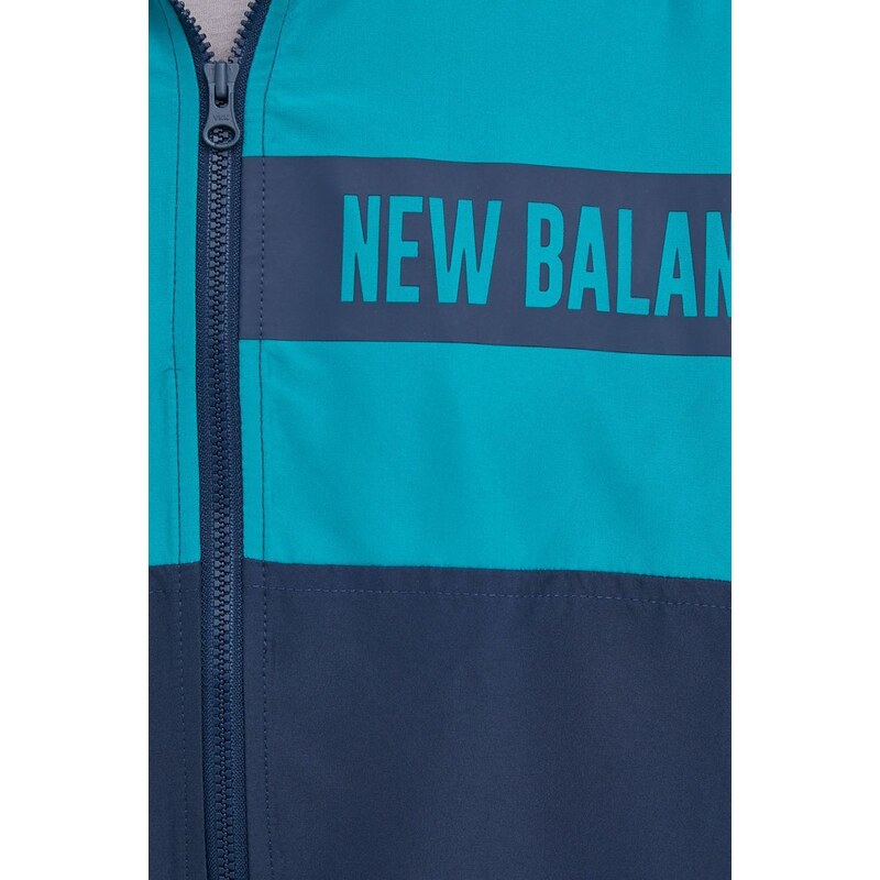 New Balance rövid kabát férfi, sötétkék, átmeneti
