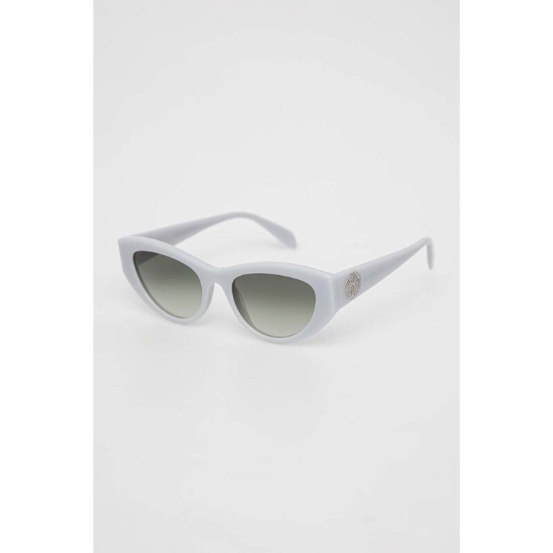 Alexander McQueen napszemüveg AM0377S szürke, női