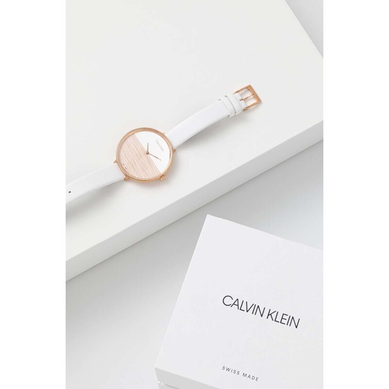 Calvin Klein óra fehér, női
