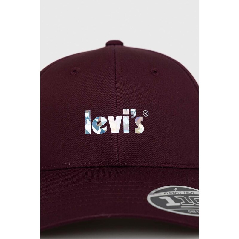 Levi's baseball sapka lila, nyomott mintás