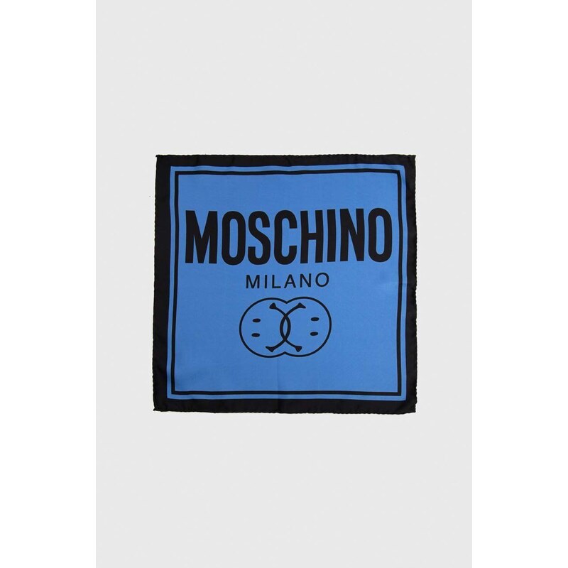 Moschino selyem zsebkendő x Smiley