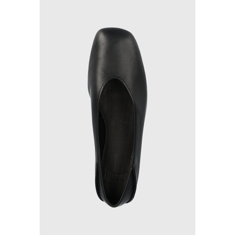 Camper bőr balerina cipő Casi Myra fekete, K201253.015