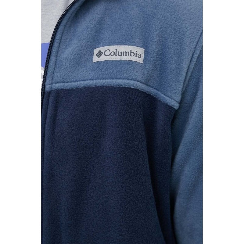 Columbia sportos pulóver Steens Mtn sötétkék, férfi, sima, 1476671