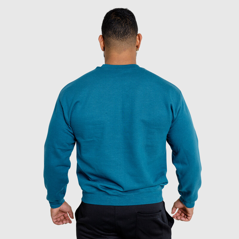Férfi fitness pulóver Iron Aesthetics Heavy, legion blue