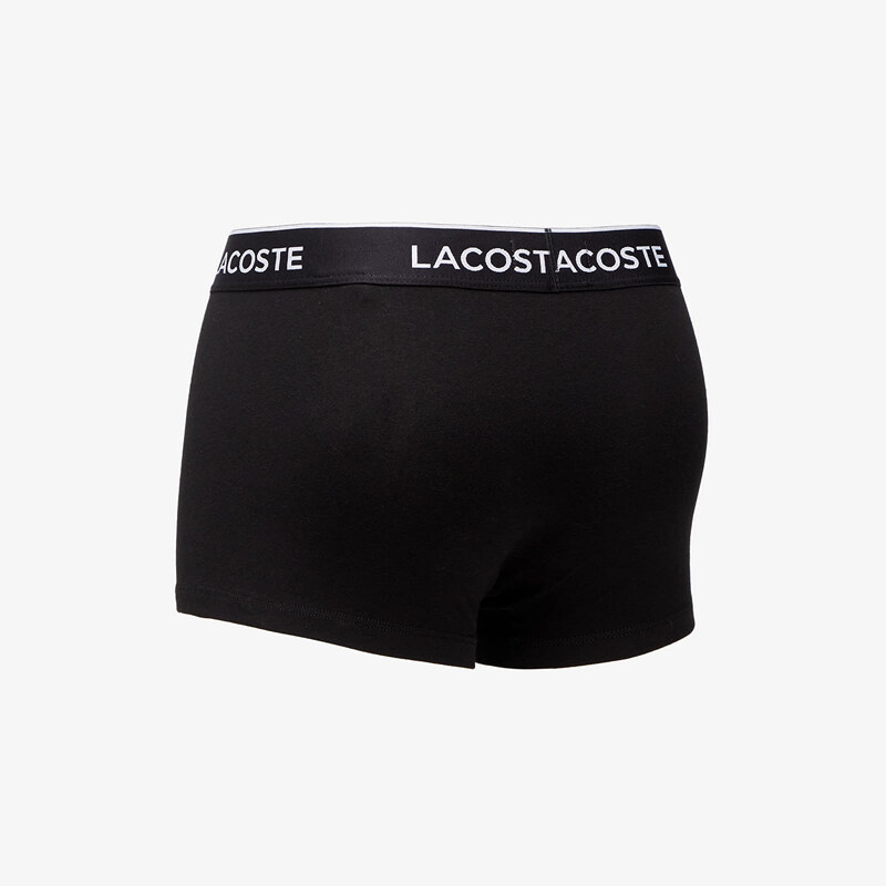LACOSTE 3-Pack Casual Cotton Stretch Boxers Black S
