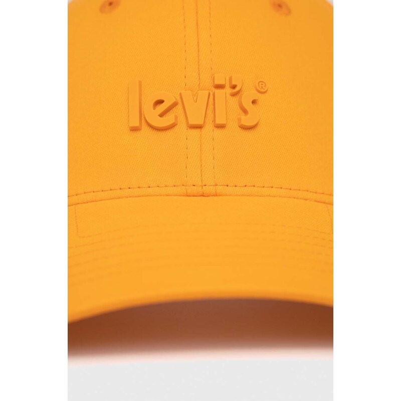 Levi's baseball sapka narancssárga, sima