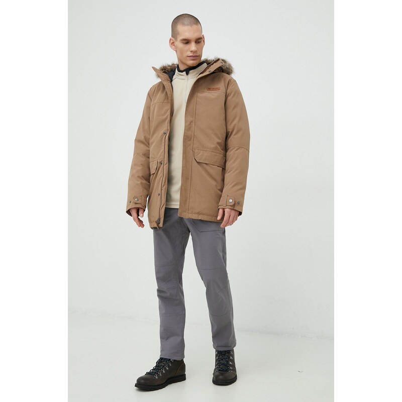 Columbia rövid kabát Marquam barna, férfi, téli