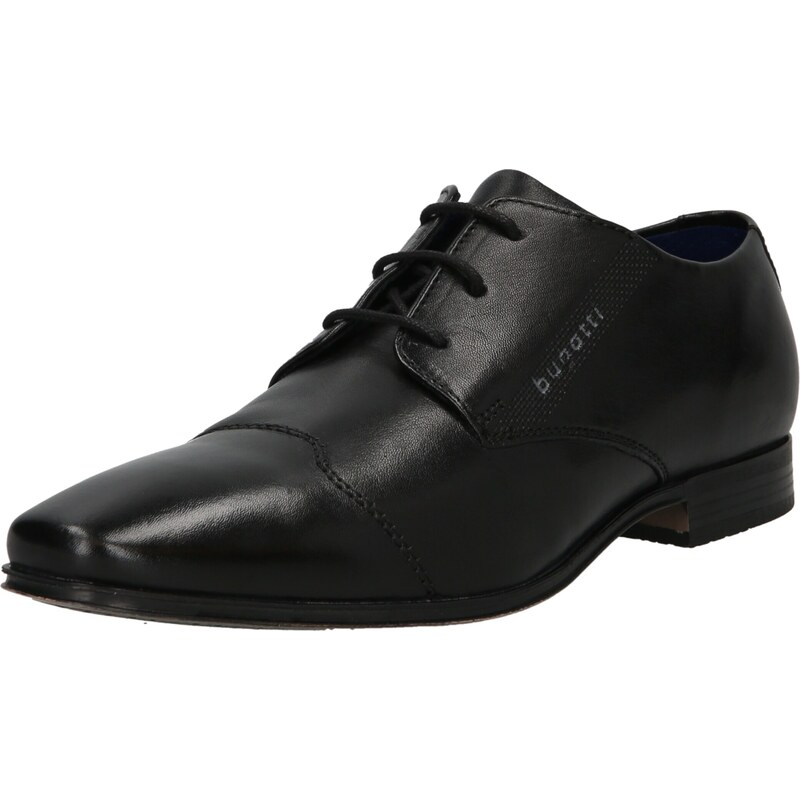 bugatti Fűzős cipő 'Morino' szürke / fekete