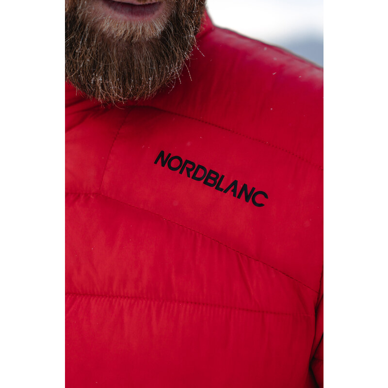 Nordblanc Piros férfi steppelt kabát SPOT-ON