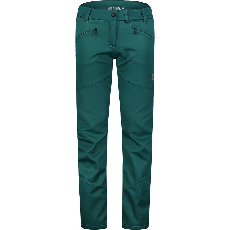 Nordblanc Zöld női bélelt softsheel nadrág OUTING