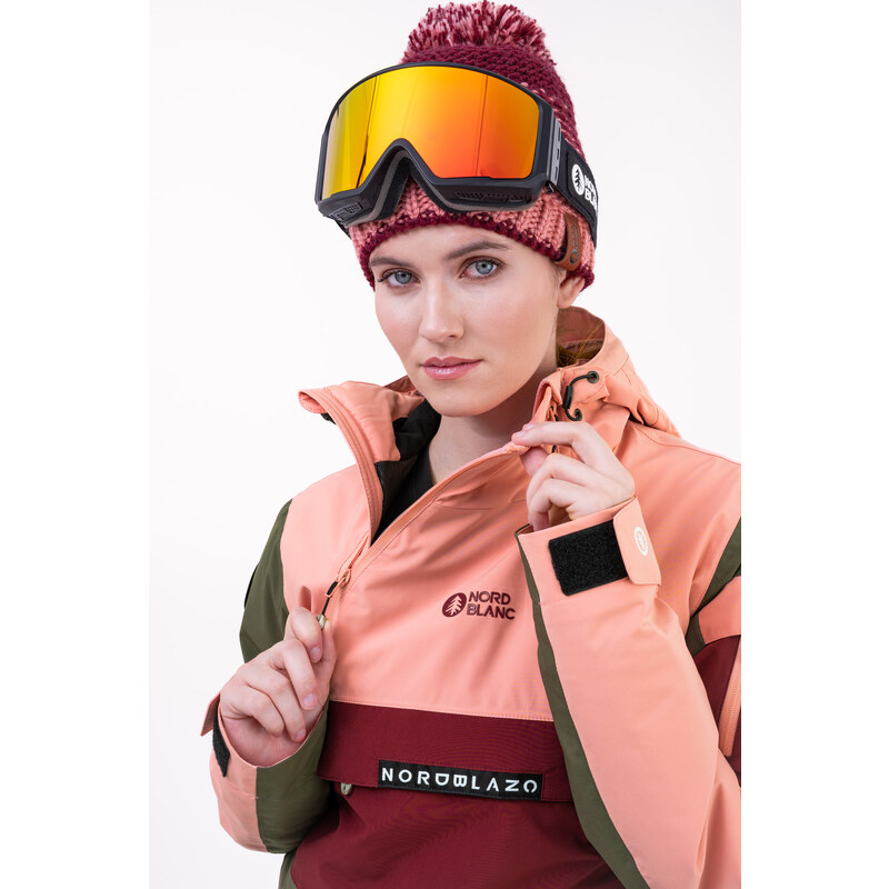 Nordblanc Rózsaszín női snowboardanorák SNOWSTORM