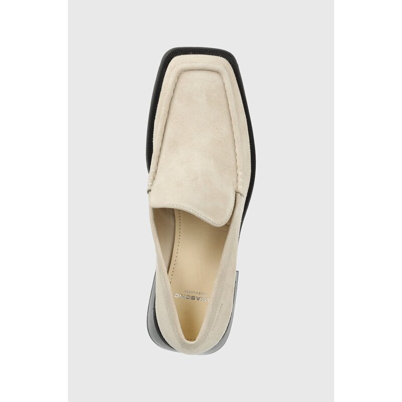 Vagabond Shoemakers magassarkú cipő velúrból BLANCA bézs, női, magassarkú, 5417.640.02
