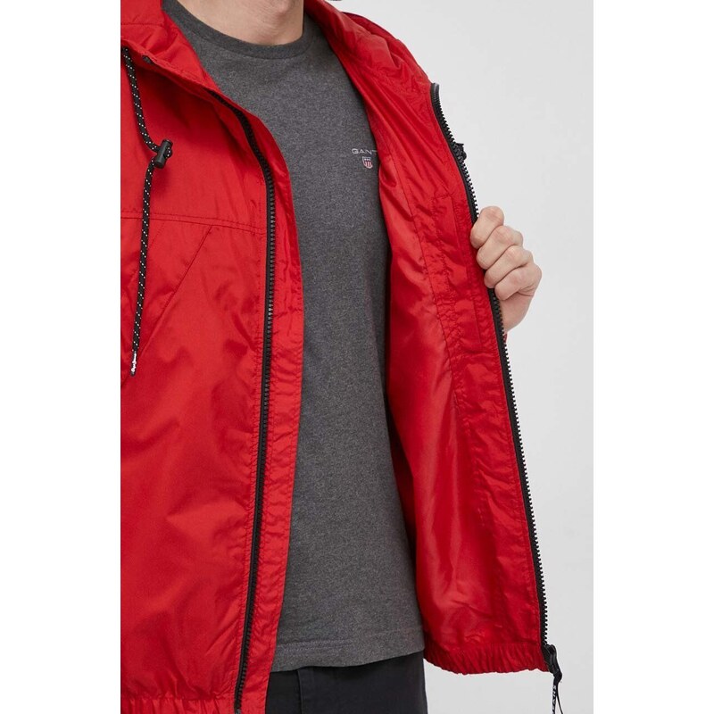 Pepe Jeans rövid kabát férfi, piros, átmeneti