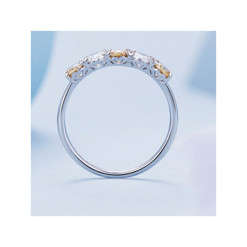 Ékszerkirály Ezüst eljegyzési gyűrű, női, 6-os méret