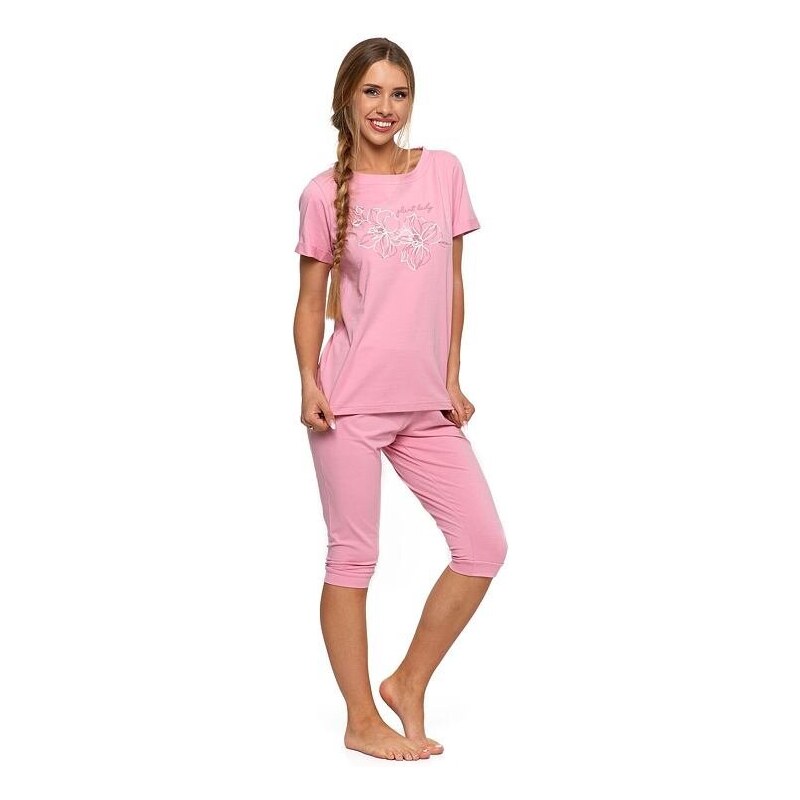 Moraj Plant Lady női pizsama, rózsaszín
