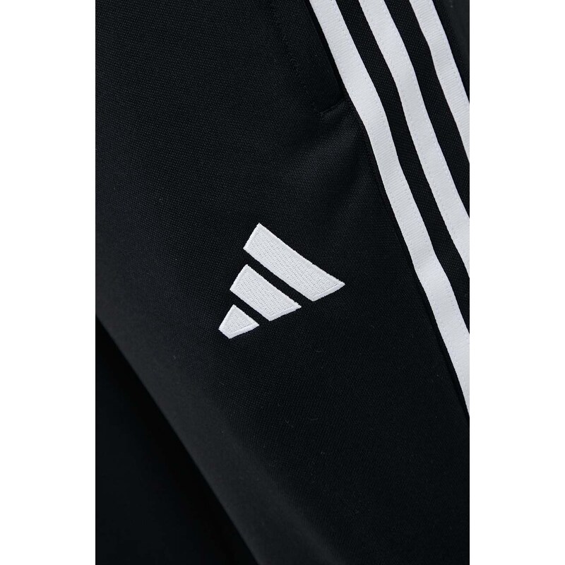 adidas Performance edzőnadrág Tiro 23 League fekete, nyomott mintás, HS7232
