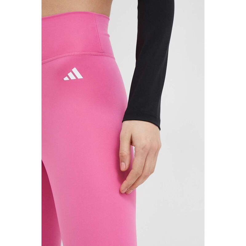 adidas Performance edzős legging Training Essentials rózsaszín, sima
