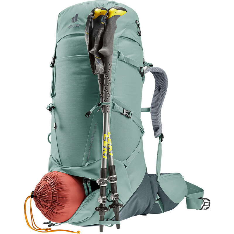 Női hátizsák deuter aircontact core 35+10l sl jade-grafit