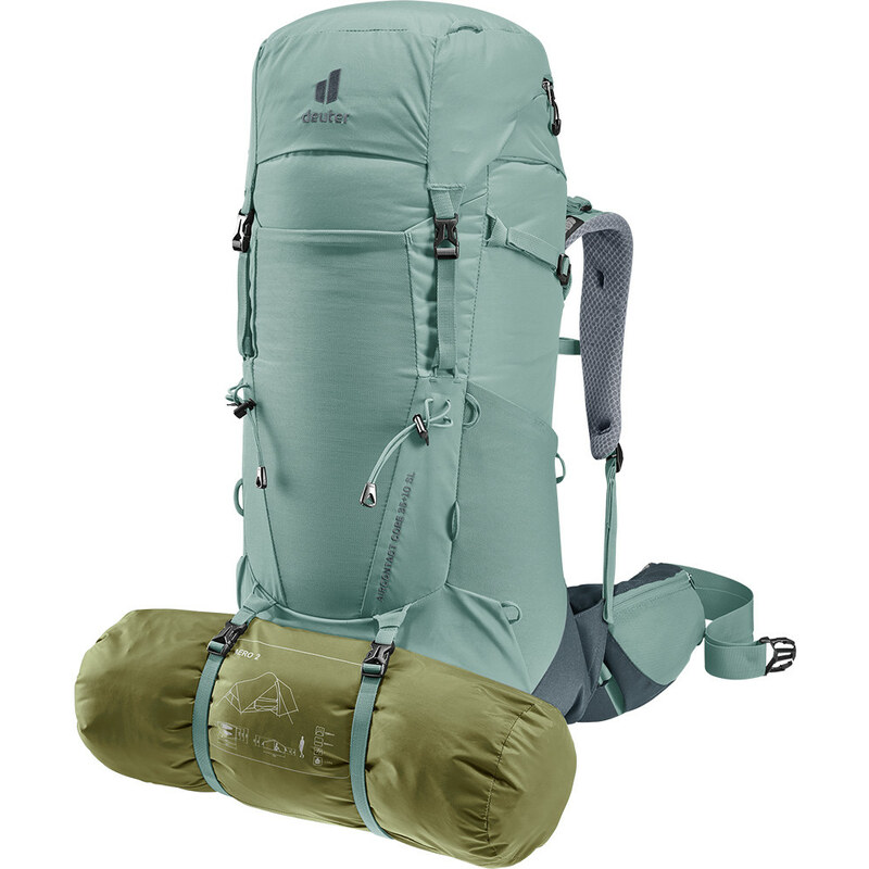 Női hátizsák deuter aircontact core 35+10l sl jade-grafit
