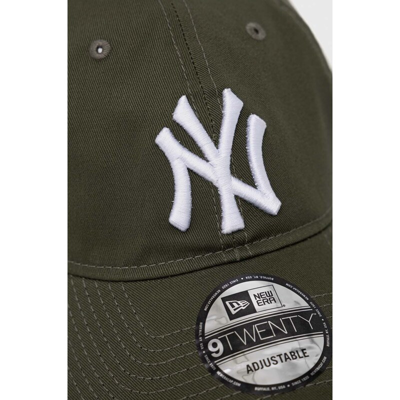 New Era pamut baseball sapka zöld, mintás, NEW YORK YANKEES