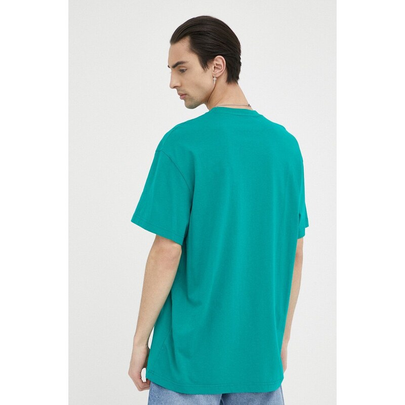 Lee pamut póló zöld, nyomott mintás