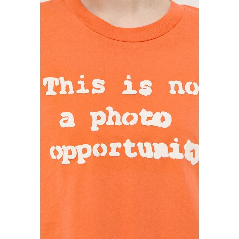 Guess pamut póló x Banksy narancssárga