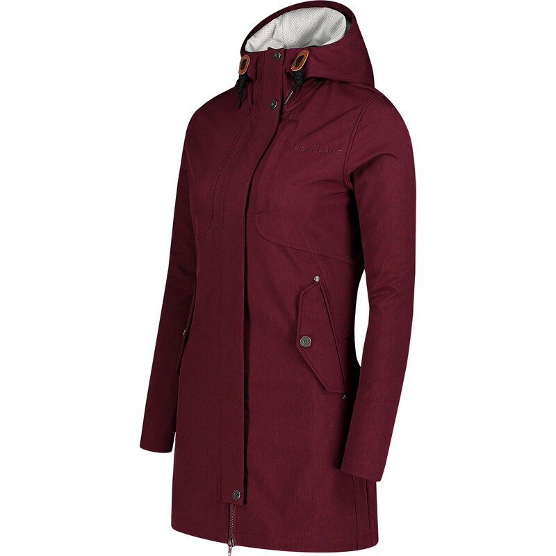Nordblanc Borszínű női tavaszi softshell kabát FITTED