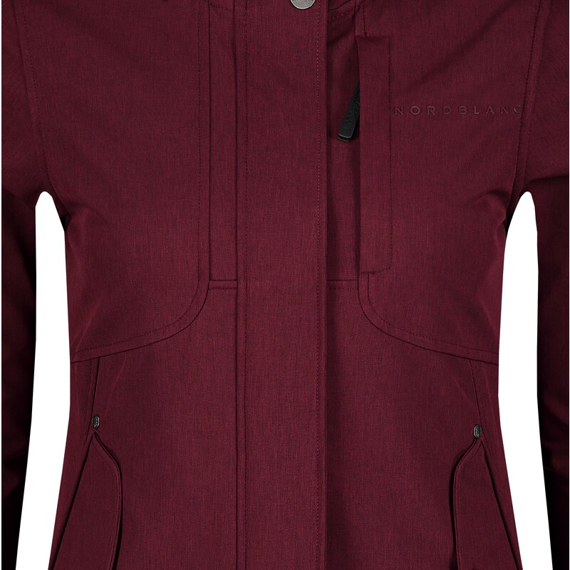 Nordblanc Borszínű női tavaszi softshell kabát FITTED