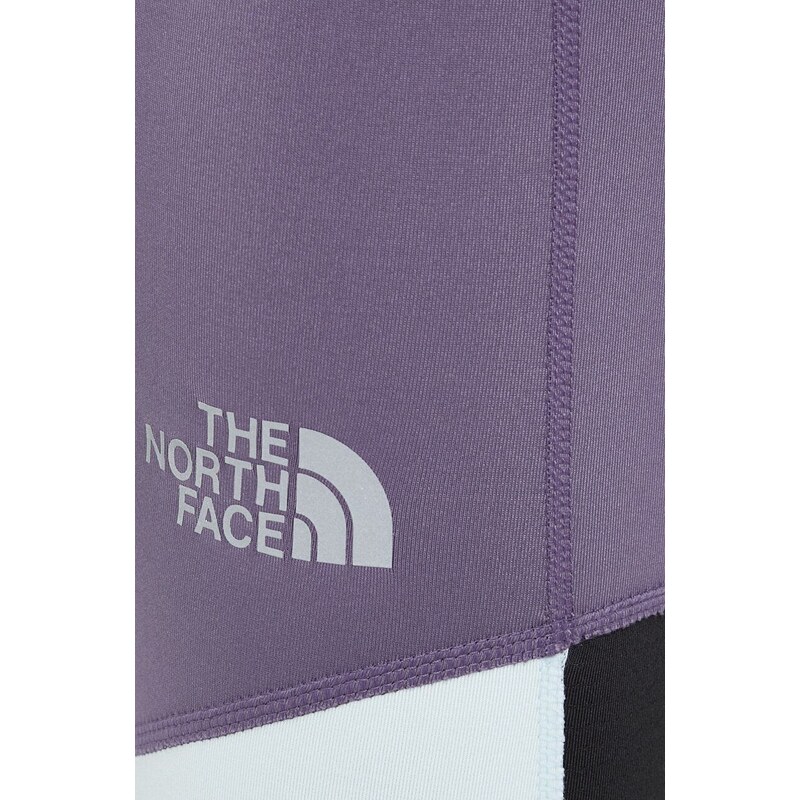 The North Face legging futáshoz lila, mintás