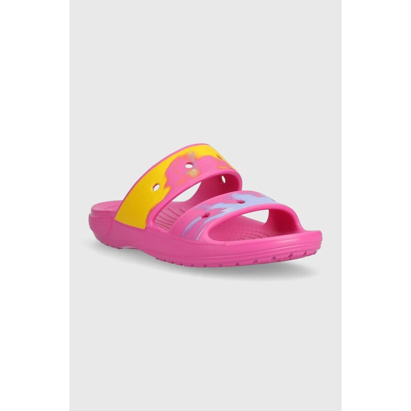 Crocs papucs Classic Ombre Sandal rózsaszín, női, 208282