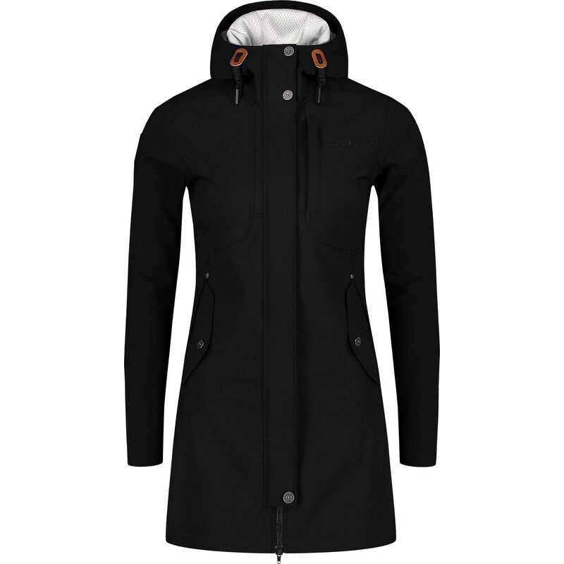 Nordblanc Fekete női tavaszi softshell kabát FITTED