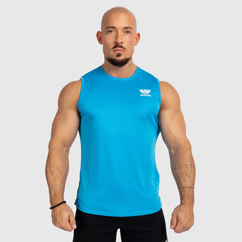 Férfi fitness atléta Iron Aesthetics Smooth, kék