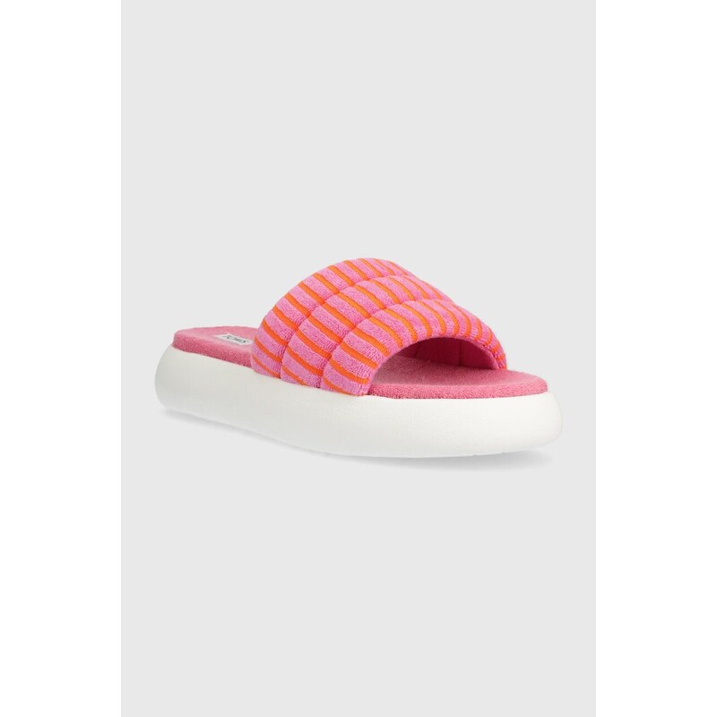 Toms papucs Alpargata Mallow Slide rózsaszín, női, platformos, 10019703