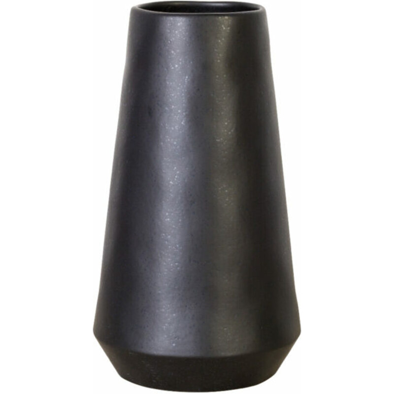Fekete váza Vulcano Le Jardin, 30 cm, COSTA NOVA