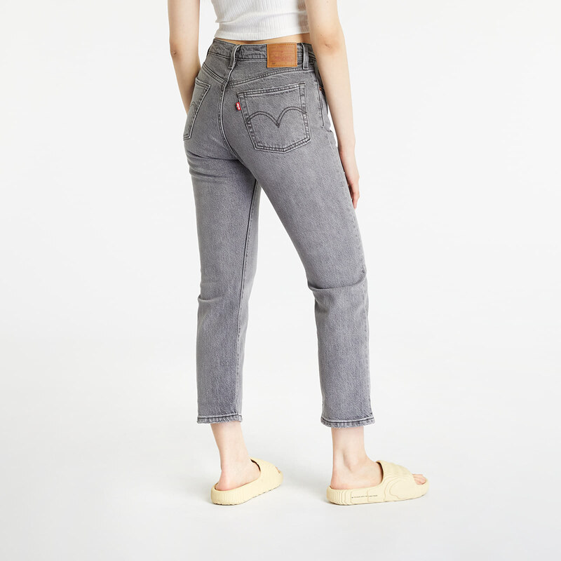 Női nadrág Levi's 501 Crop Jeans Gray Worn In