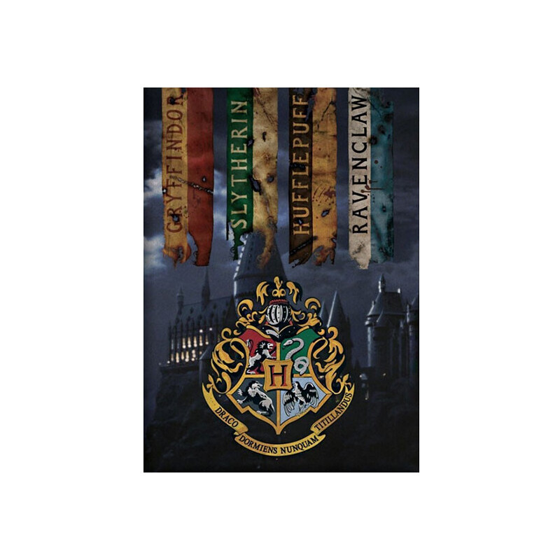 Harry Potter Houses polár takaró 100x140cm