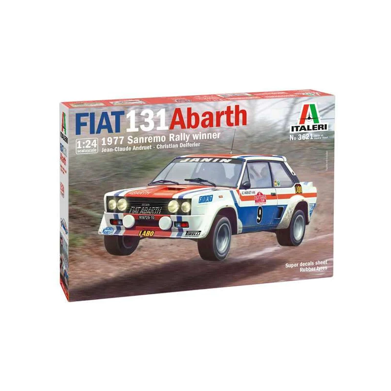 Köp ITALERI 1:24 Fiat 131 Abarth 1977 San Remo Rally Winner | Teknikproffse