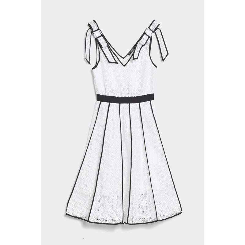RUHA KARL LAGERFELD KL EMBROIDERED LACE DRESS