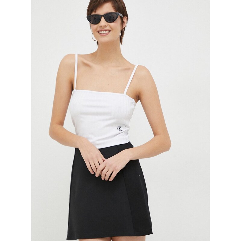 Calvin Klein Jeans top női, fehér