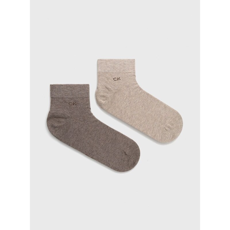 Calvin Klein zokni (2 pár) bézs, férfi