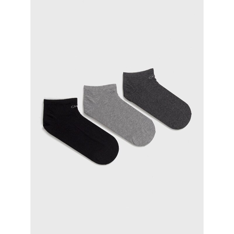 Calvin Klein zokni 3 pár, szürke, női
